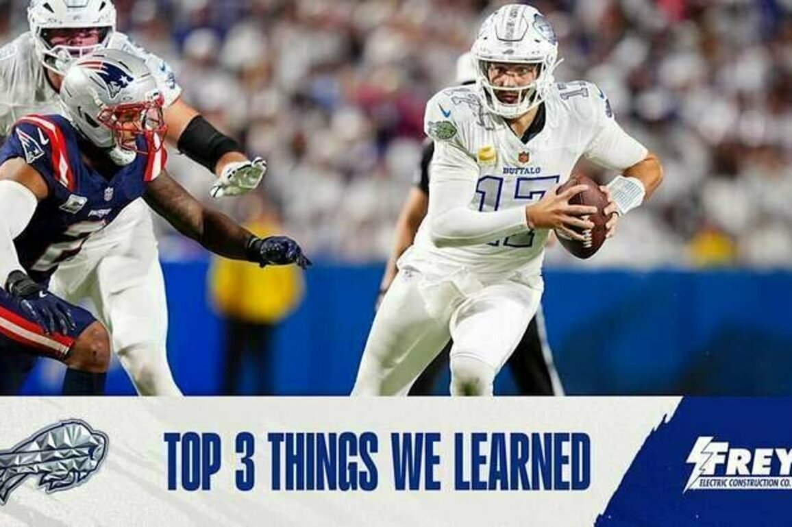 Top 3 things we learned from Bills vs. Patriots | Week 5