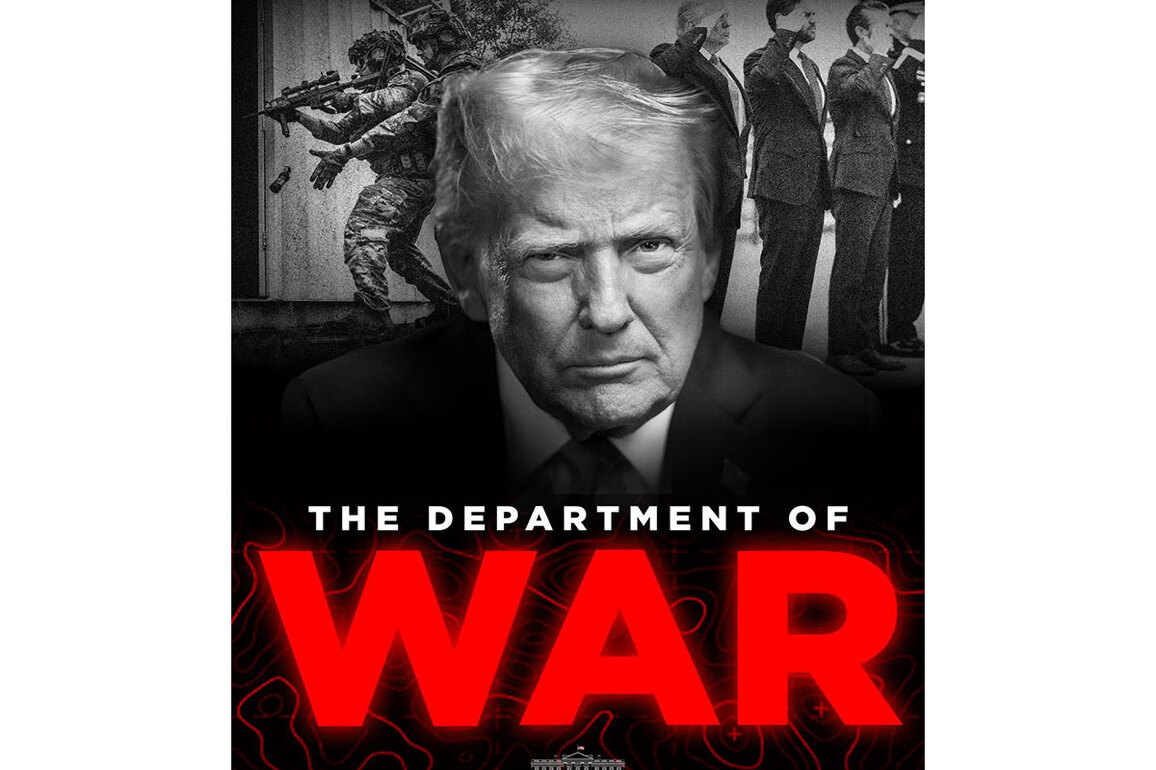 US: Trump signs executive order, Pentagon to be now known as 'Department of War'