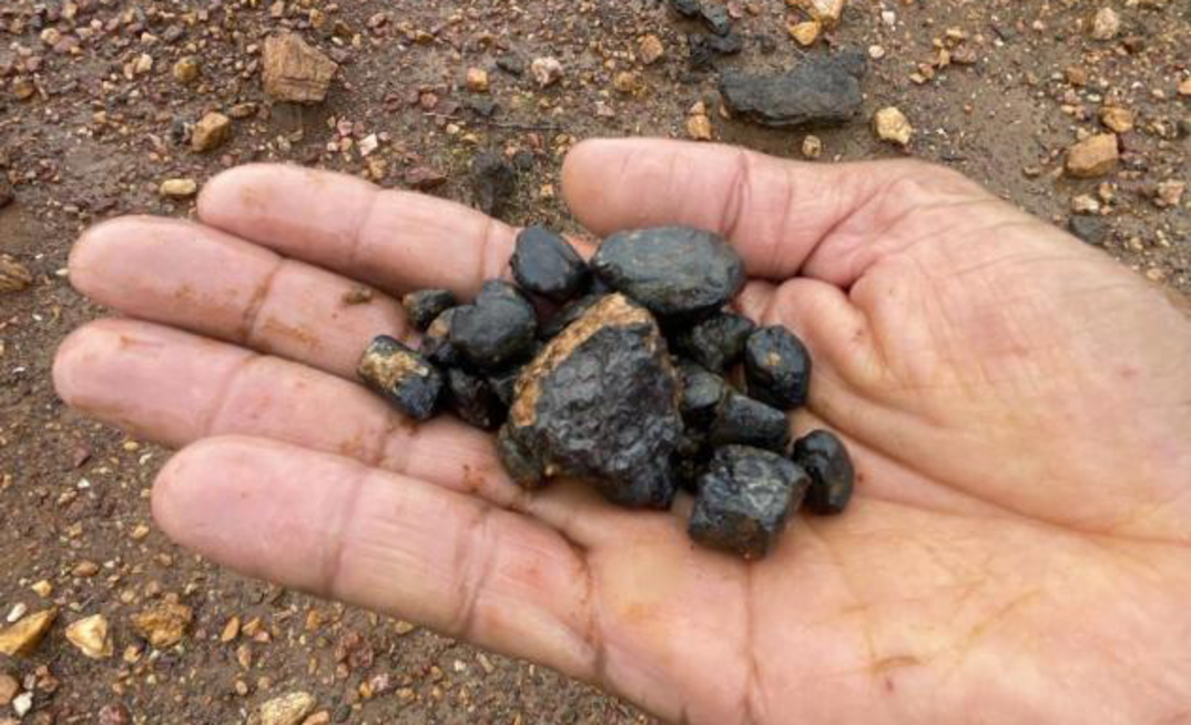 Rock chips from Brazil