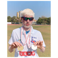 Visually impaired medallist Saurabh Sharma set for his Adani Ahmedabad marathon debut
