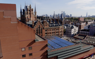 British Library books in 'UK's largest' solar heat installation