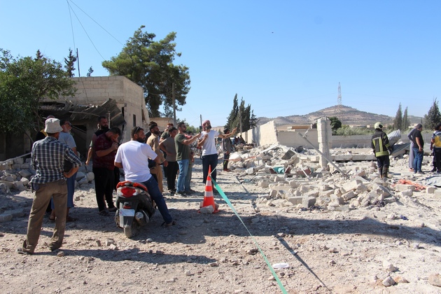 SYRIA-HAMA-EXPLOSION-AFTERMATH