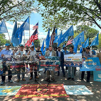Uyghurs rally at White House to commemorate Urumchi massacre anniversary, urge action against China