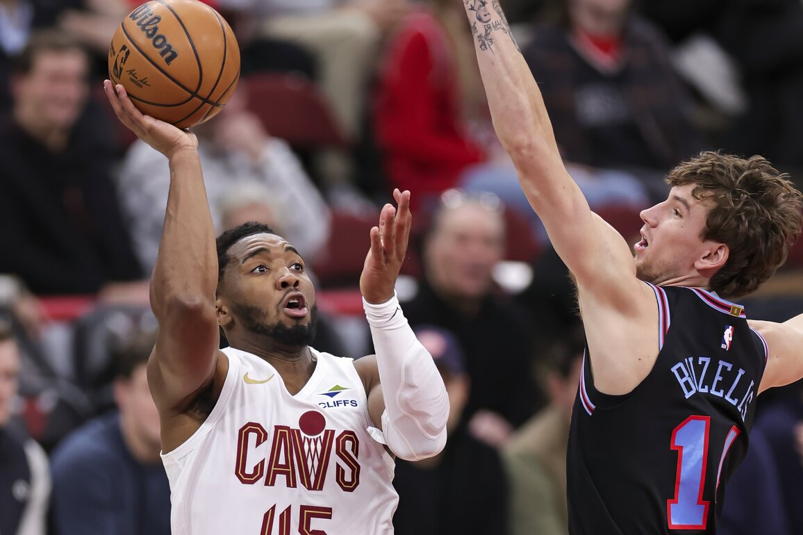(SP)U.S.-CHICAGO-BASKETBALL-NBA-BULLS VS CAVALIERS