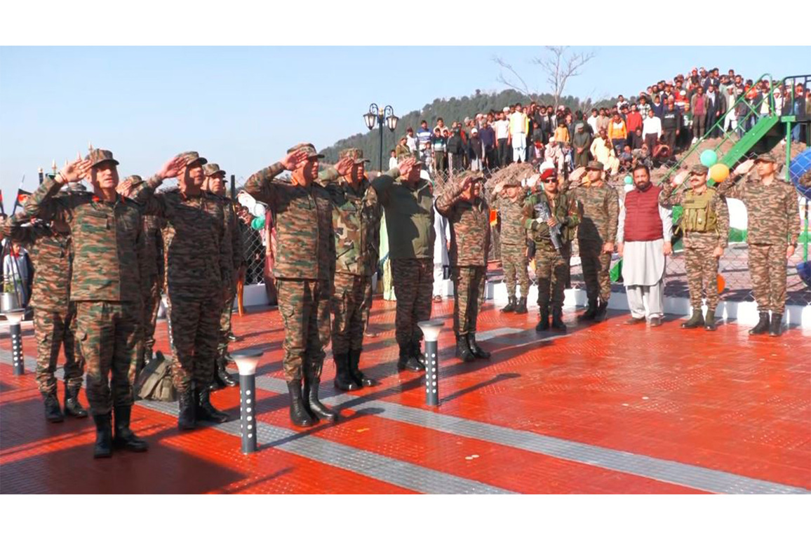 105-foot National Flag inaugurates at extreme LOC village in Poonch