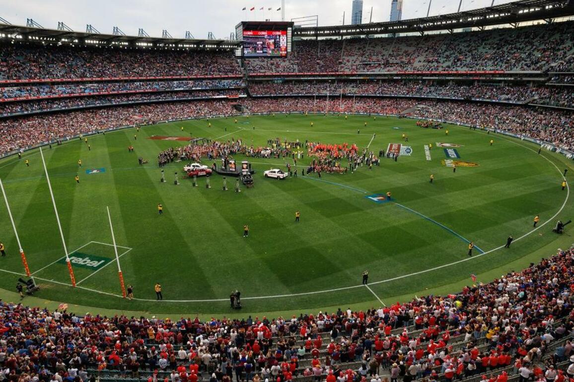 AFL grand final will start at 2.30pm in 2025
