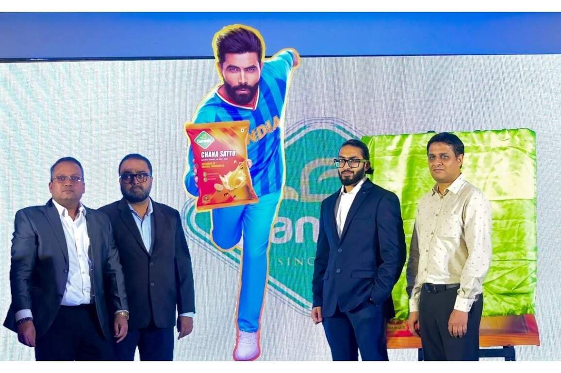 Ganesh Consumer Signs one of the world's finest all-rounders Ravindra Jadeja as brand ambassador to Expand Sattu Beyond Eastern Markets