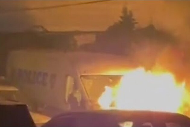 At least 11 NYPD cruisers set on fire, undetonated explosive devices found nearby