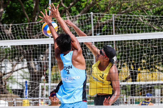 (SP)PHILIPPINES-LAGUNA PROVINCE-BEACH VOLLEYBALL-TOUR-2ND NUVALI OPEN-MEN