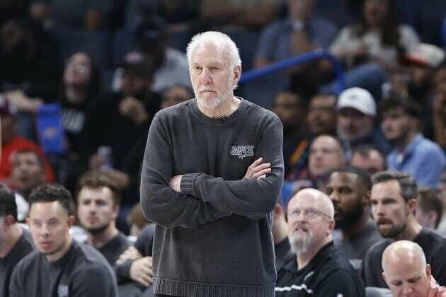 Report: Spurs coach Gregg Popovich likely done for season