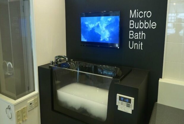 Rinnai develops micro bubble bath unit for human health