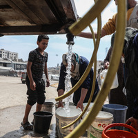 MIDEAST-GAZA CITY-WATER