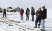 Laying tracks in Mongolia