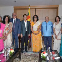 Old Students' Association of Hindu College meets alumna Sri Lankan PM