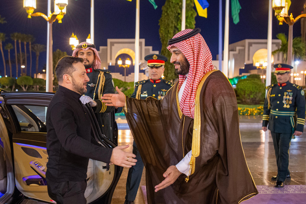 SAUDI ARABIA-JEDDAH-CROWN PRINCE-UKRAINIAN PRESIDENT-MEETING