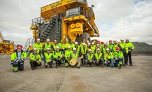 The first Komatsu 830E-5 trucks have arrived at the Kevitsa mine