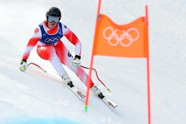 Swiss skier wins first gold of Games in men's downhill