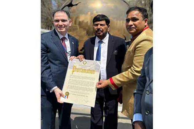 New York City honours "father of Indian democracy" with official day