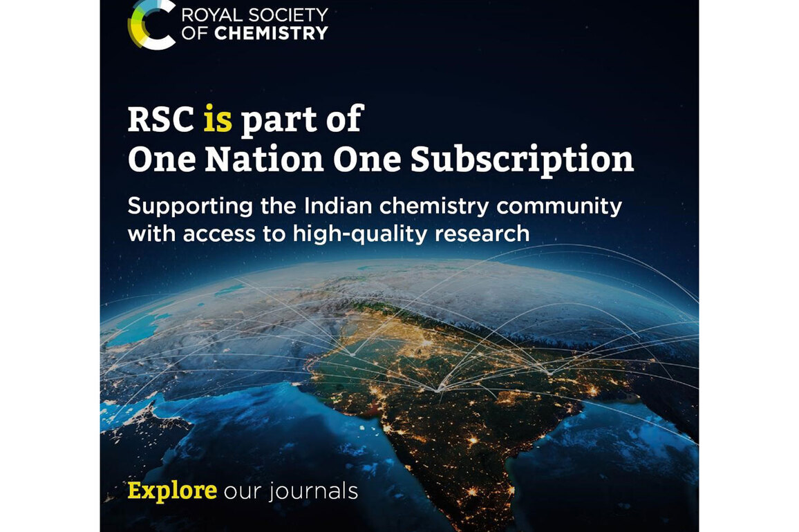Royal Society of Chemistry joins Government of India's One Nation One Subscription