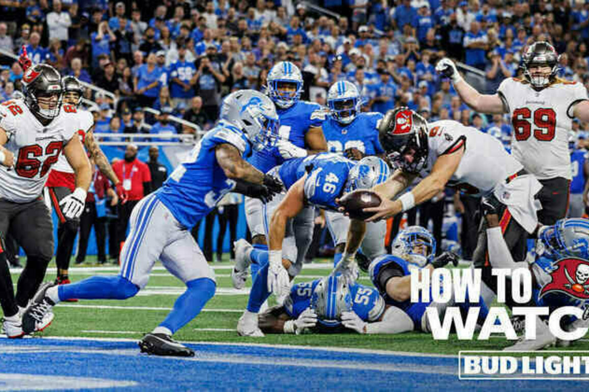 How to Watch: Buccaneers at Lions | Week 7 2025