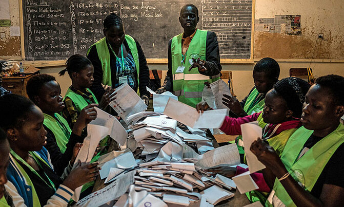 Kenyan opposition rejects partial vote results Kenyan opposition rejects partial vote results