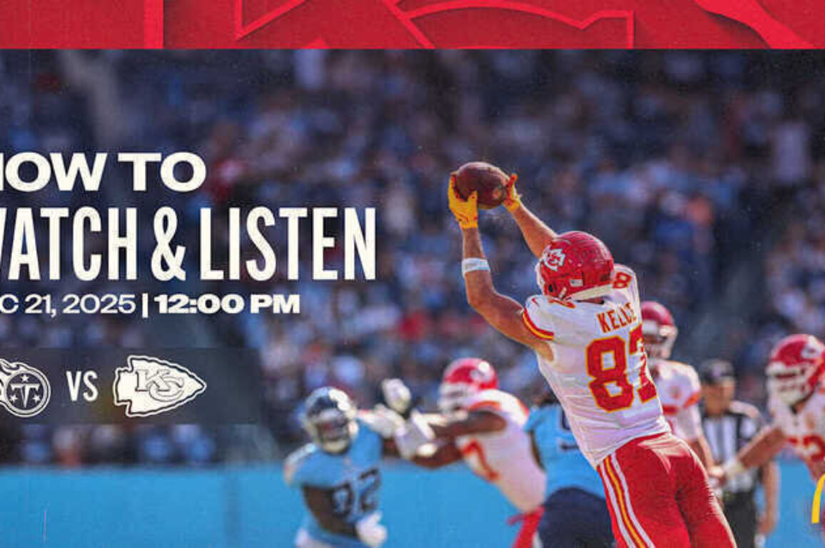 How to Watch and Listen | Week 16: Chiefs vs. Titans