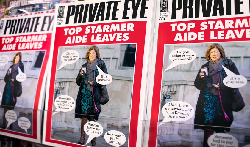 Sue Gray on the front page of Private Eye magazine © Lawrey/Shutterstock.com