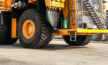 Mining equipment built by XCMG.