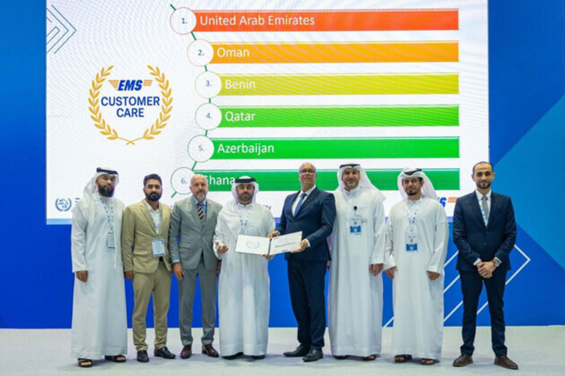 UAE ranks first globally in customer service; wins Gold Performance Award in express mail services