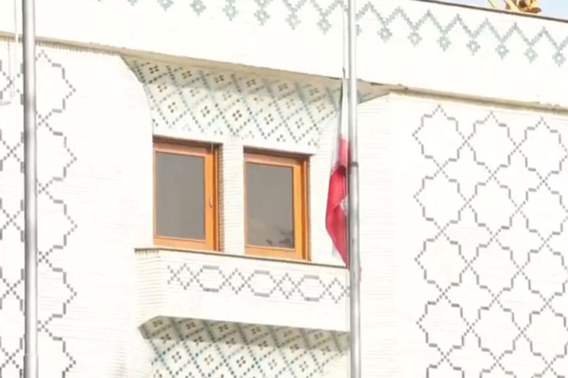 Embassy of Iran in New Delhi lowers flag to half-mast to honour Ayotollah Khamenei after fatal airstrikes in Tehran