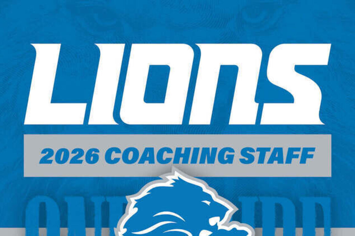 Lions announce 2026 coaching staff