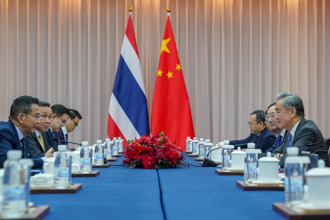 CHINA-YUNNAN-WANG YI-THAILAND-FM-MEETING (CN)