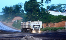 One of Bis Industries' trucks operating in Indonesia.