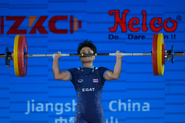 (SP)CHINA-JIANGSHAN-WEIGHTLIFTING-ASIAN CHAMPIONSHIPS-WOMEN'S 49KG (CN)