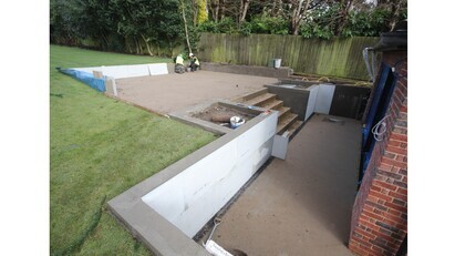 Multiboard Features in Midlands Mansion as Marble Backer-Board