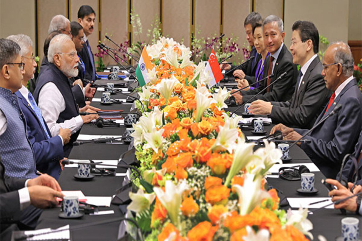 India, Singapore to "review progress" and "deepen cooperation" at 3rd ministerial roundtable in New Delhi