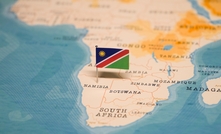 The Map and Flag of Namibia. Credit: Shutterstock/hyotographics