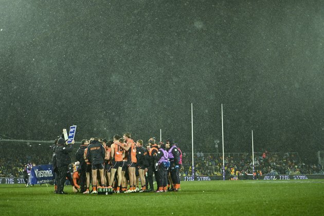 Snow at the footy? Just how unusual was last weekend&#039;s weather?