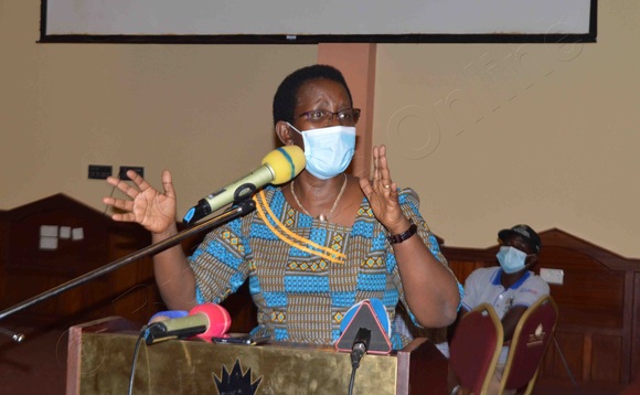 Dr. Diana Atwine omuwandiisi ow’enkalakkalira mu Minisitule. Dr. Diana Atwine omuwandiisi ow’enkalakkalira mu Minisitule.
