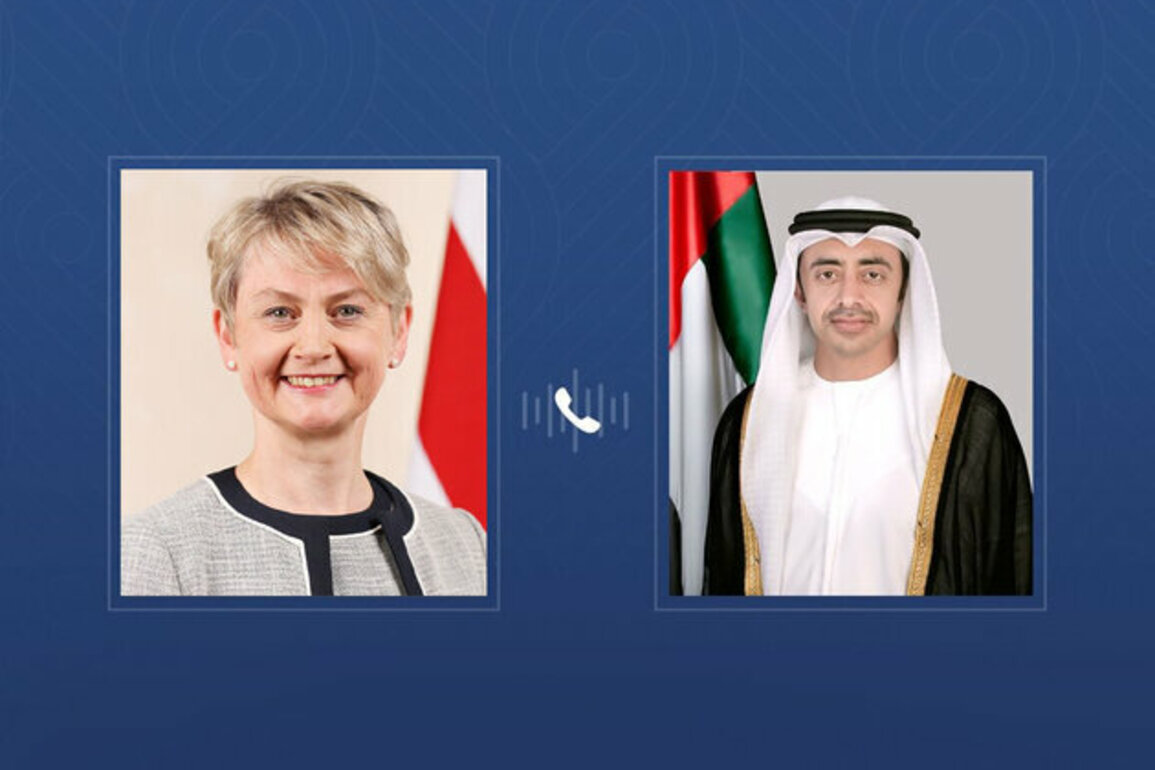 Abdullah bin Zayed congratulates new UK Foreign Secretary, discusses strengthening bilateral relations