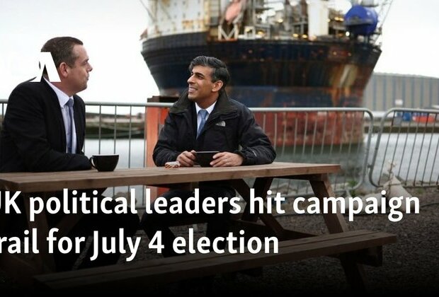 UK political leaders hit campaign trail for July 4 election