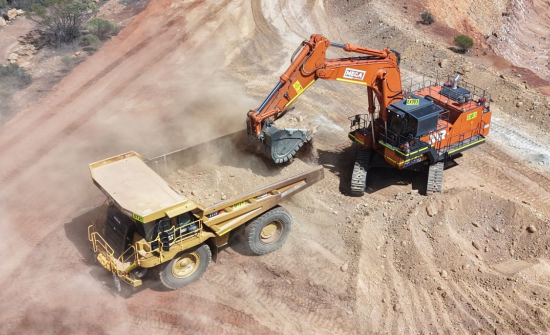 Mining is being carried out under a right-to-mine agreement signed in October.