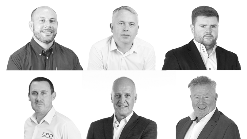 Ben Popple, Steve McMillan, Tony Brown, Lloyd Frith-Robinson, Neil Farrow, and Steve Boon