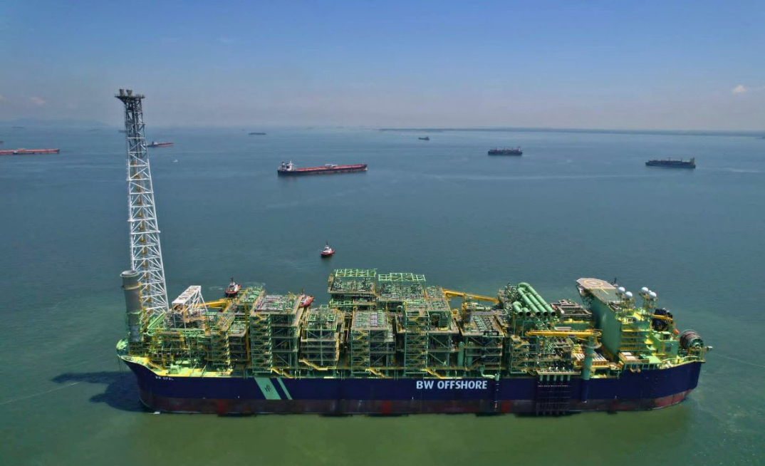 The BW Opal has now arrived at the Barossa field