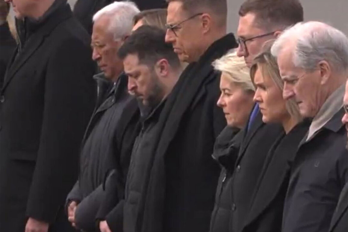 "Fighting for a free, sovereign Ukraine": European Commission President honours fallen heroes in Kyiv on fourth anniversary of Russia's full-scale invasion