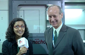 Pinacho at IMTEX 2017 with The Machinist