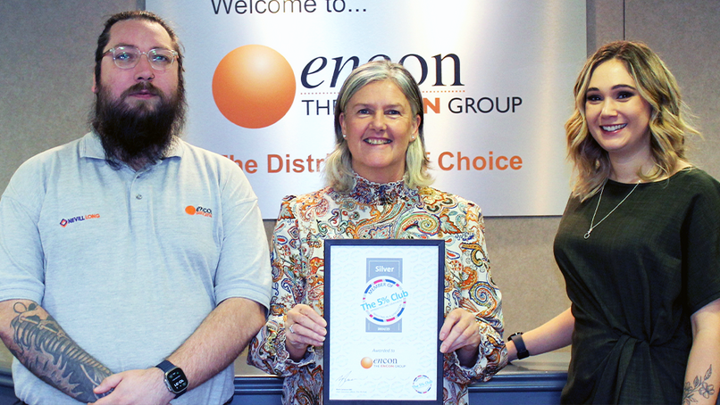Encon becomes Silver Member of 5% Club