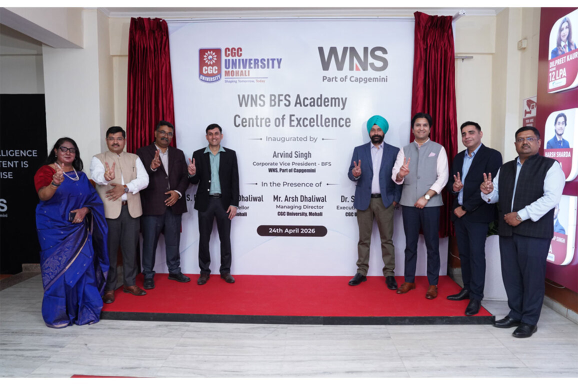 WNS Launches India's Largest BFS Centre of Excellence at CGC University, Mohali