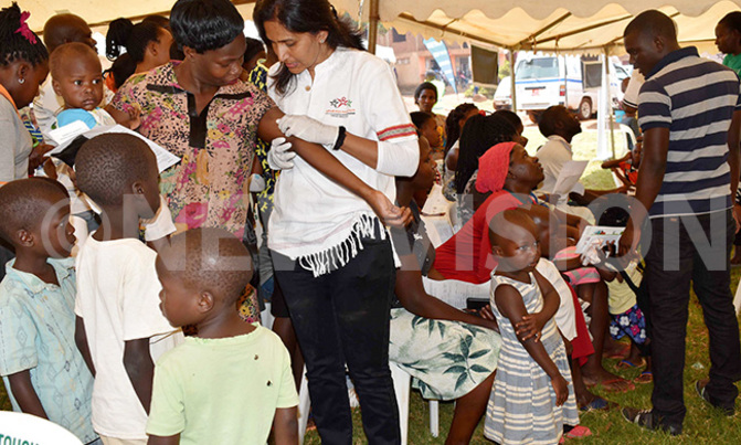 Wakiso slum dwellers receive free treatment Wakiso slum dwellers receive free treatment