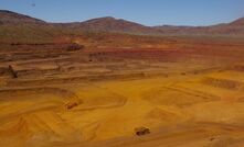  Produção de minério de ferro em Pilbara